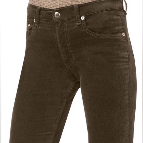 🆕 RAG & BONE 10 Inch Capri in Velvet Olive - Picture 5 of 14